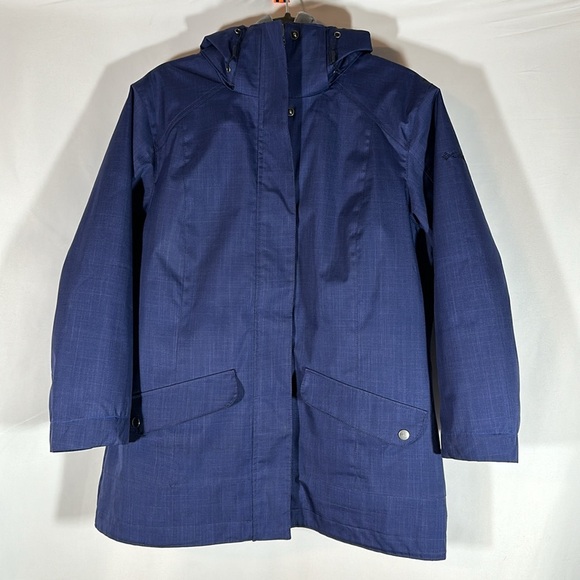 Columbia Sleet to Street 3-In-One Navy Blue & Grey Interchange Jacket - Picture 1 of 16